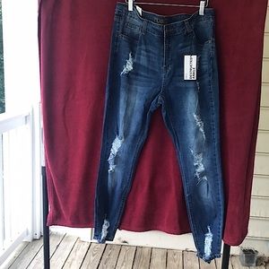 Rue 21 distressed skinny jeans